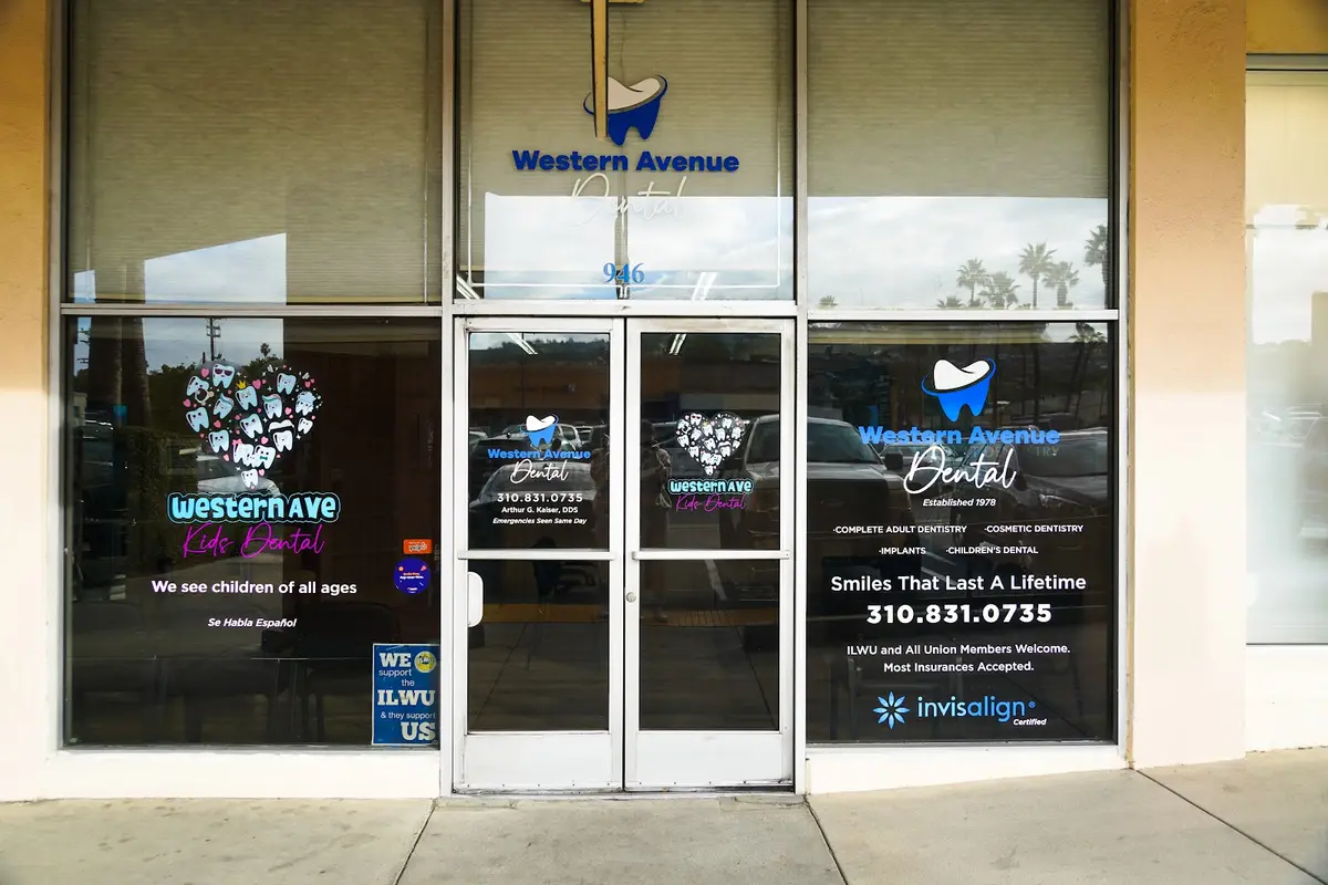 Front entrance of Western Avenue Family Dental, Oral Surgery & Implant Center, San Pedro, San Pedro