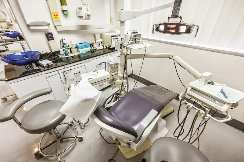 Treatment room at Westwood Dental Arts Center, Westwood, Los Angeles