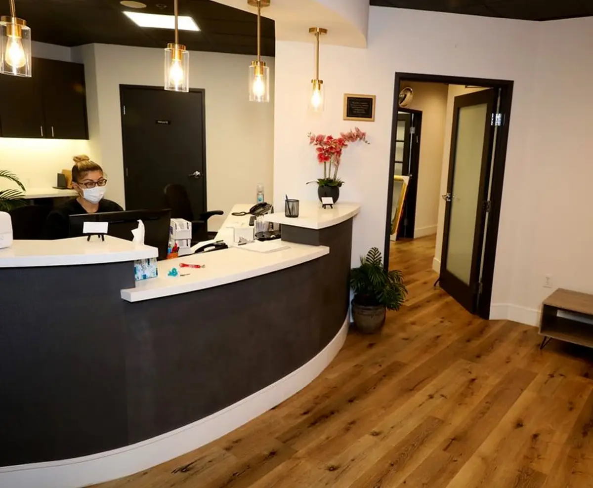 Front entrance of Westwood Dental Esthetics, Westwood, Los Angeles