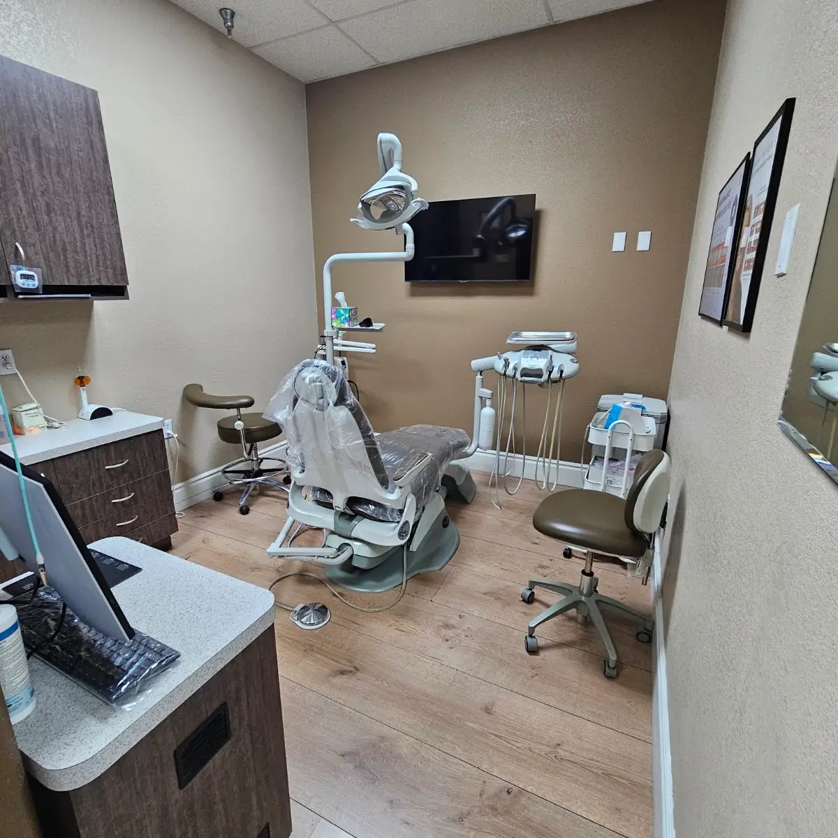 Reception at Whittier Family Dental Office, Whittier, Whittier