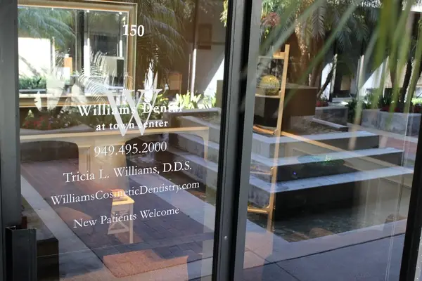 Reception at Williams Dental, Suite #150, Laguna Niguel, Laguna Niguel