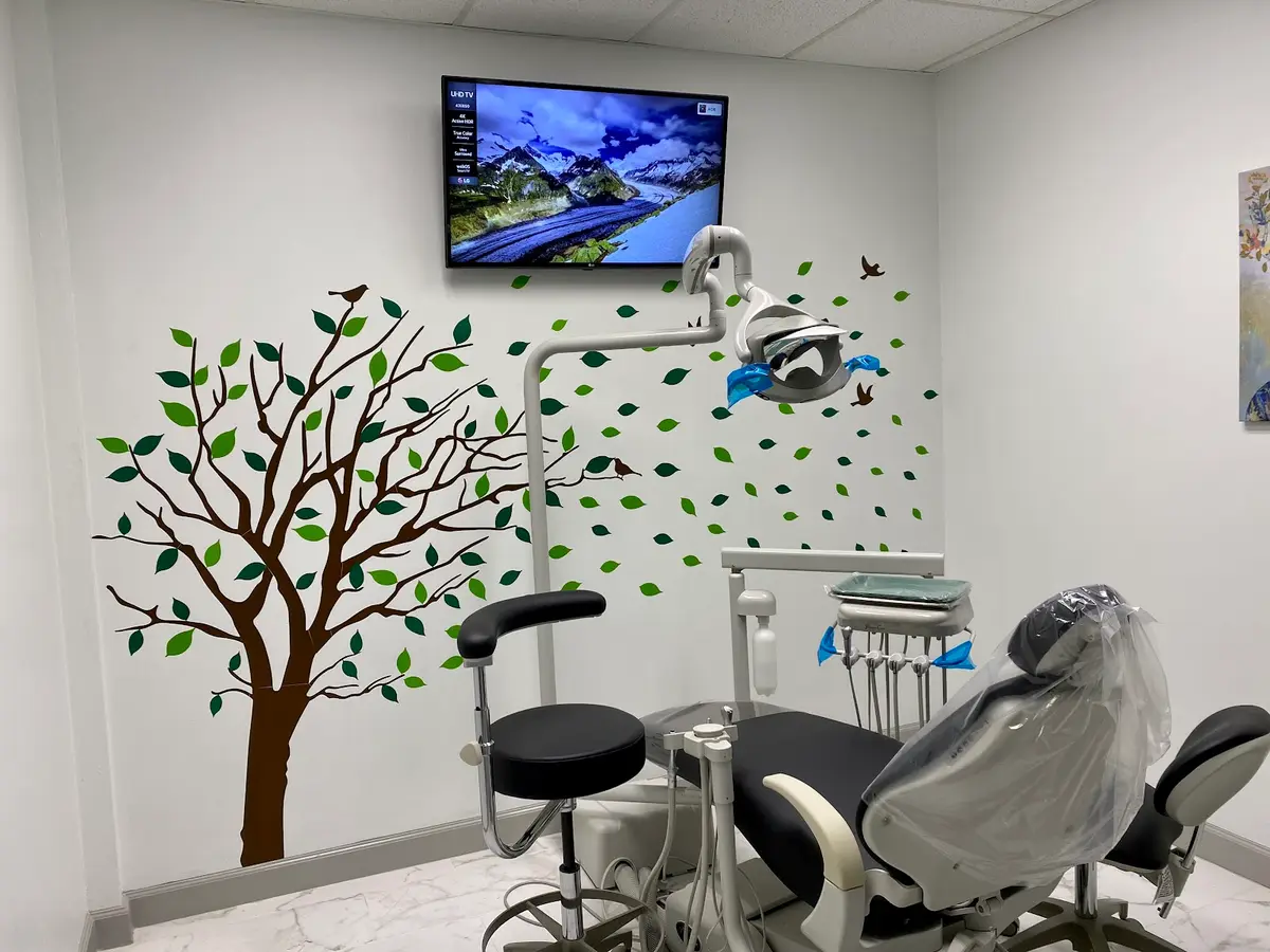 Treatment room at Woodlake Family Dental, Mid West, Houston
